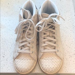 Unique Adidas Stan Smith Hi-Top Sneakers